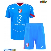 Atletico Madrid Robin Le Normand #24 3rd trikot Kinder 2025-26 Kurzarm (+ Kurze Hosen)